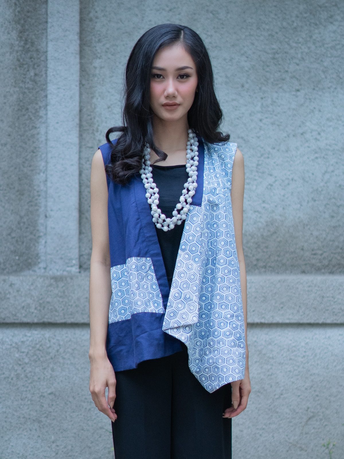 JAZZ VEST/3670A/FBL/TCr/039