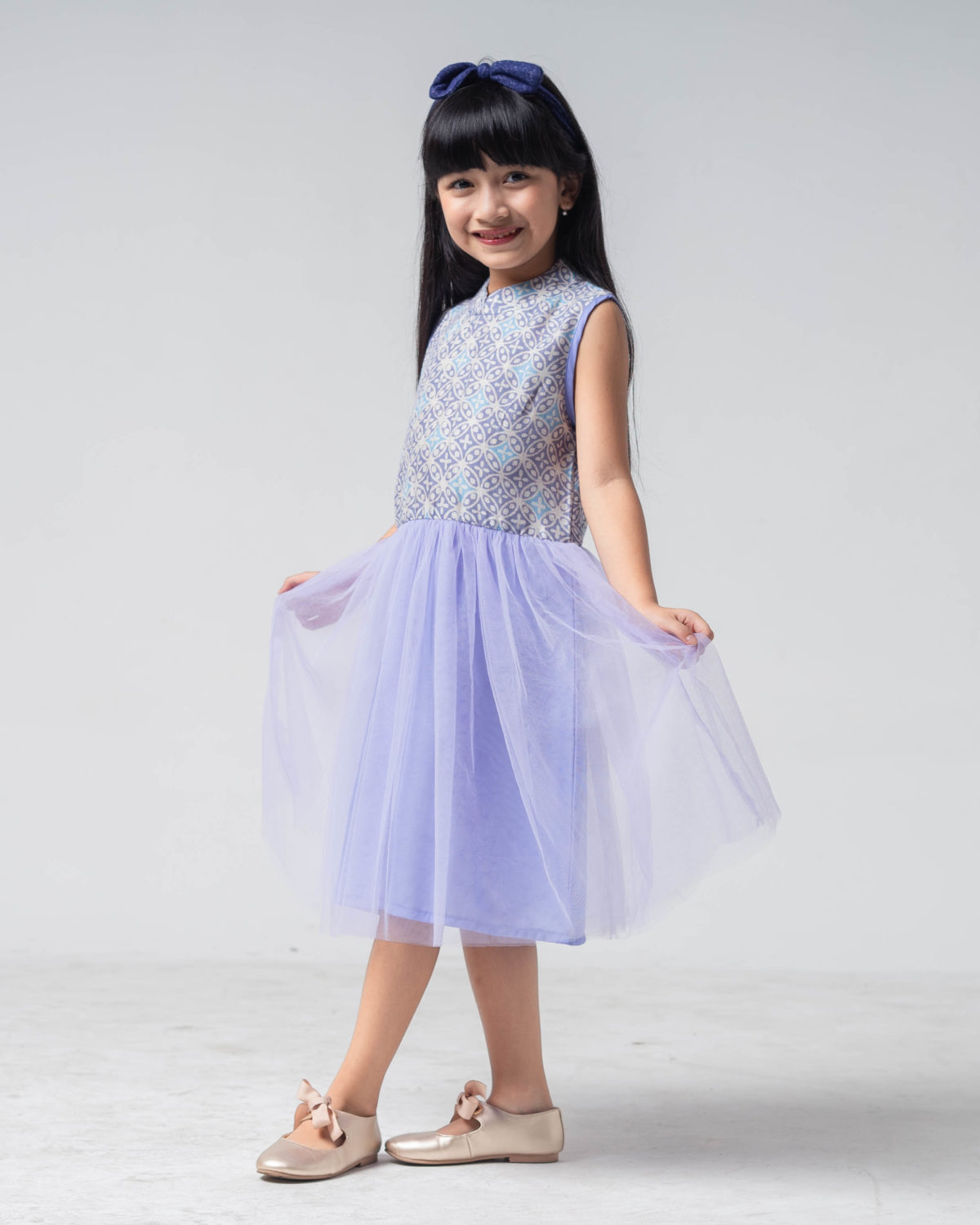 Isabella Dress Kids Purple - Image 2