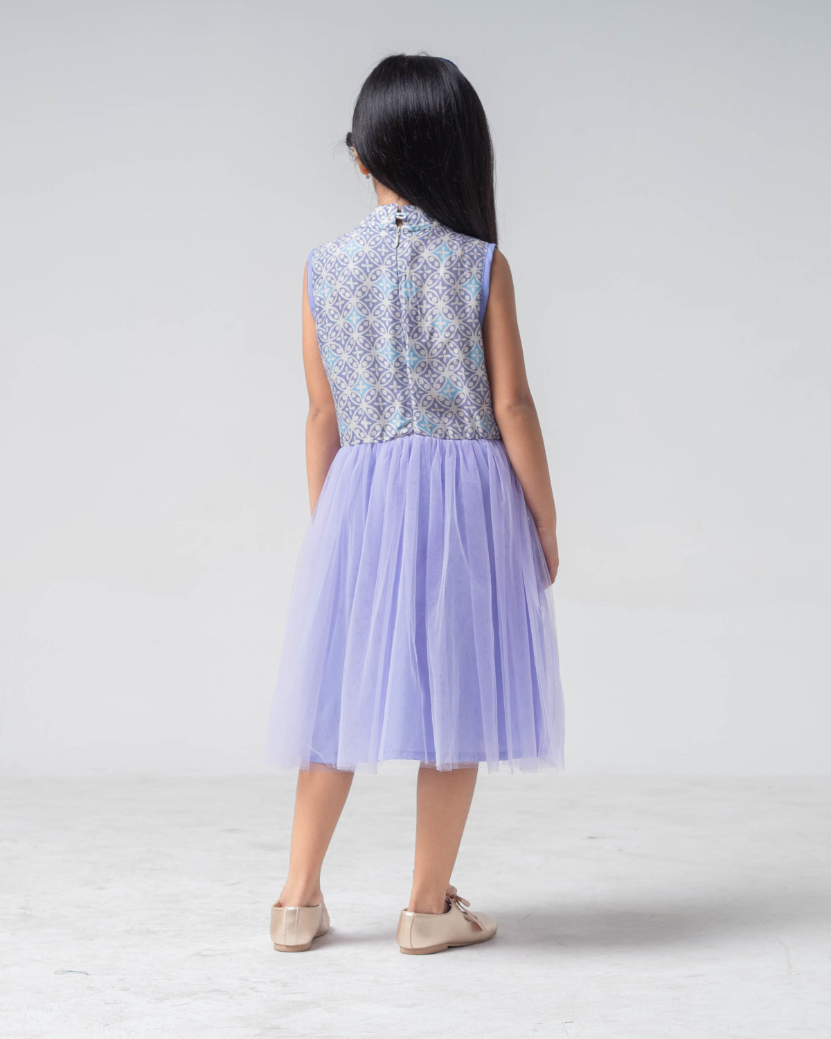 Isabella Dress Kids Purple - Image 3