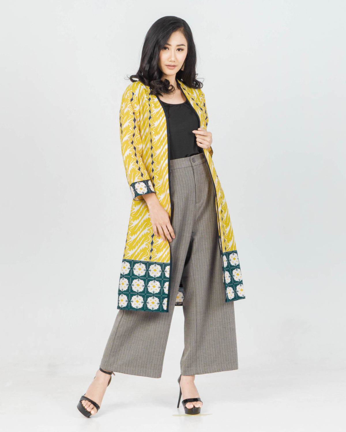 Myesha Blazer Yellow Army - Image 2