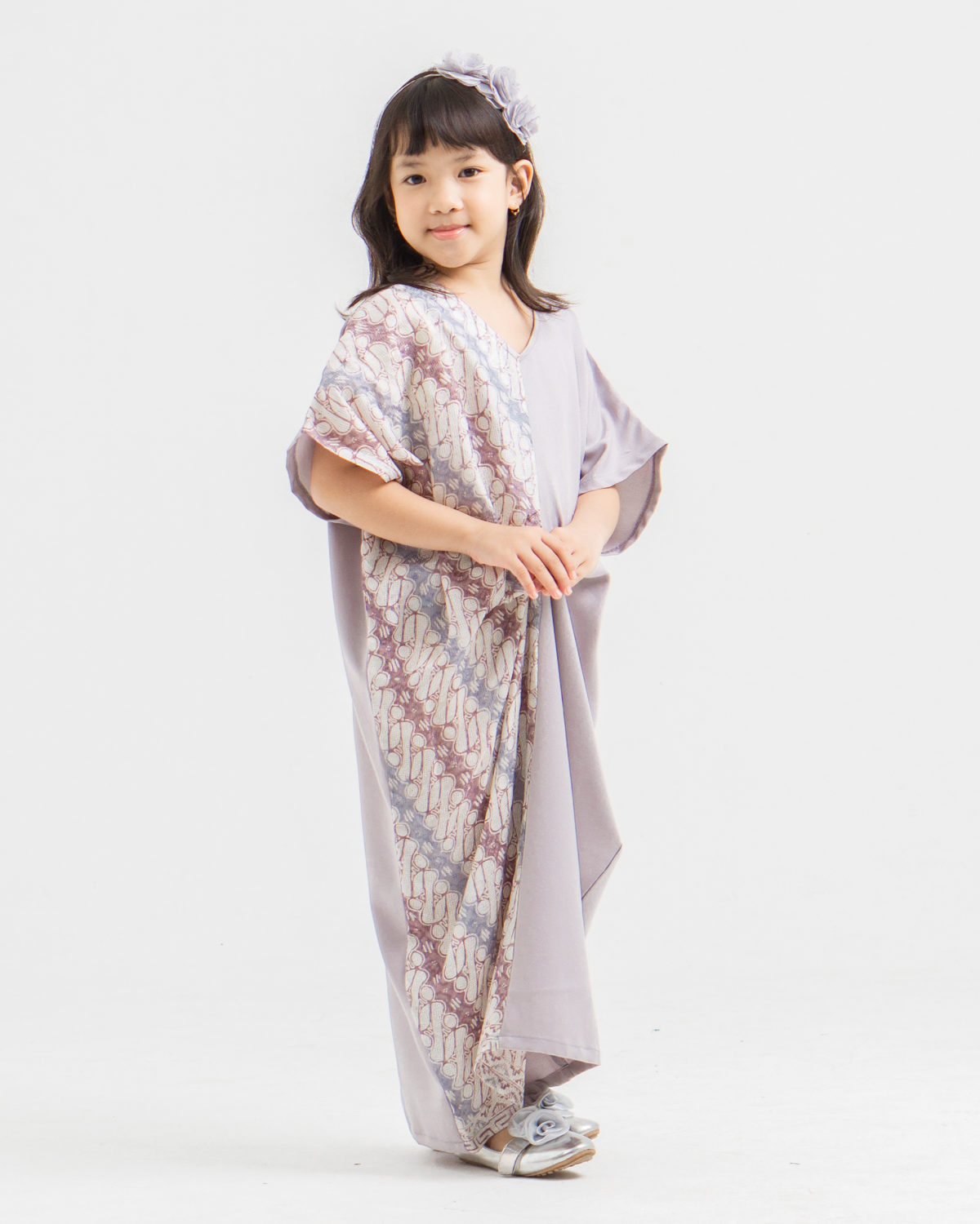 Dewayani Kaftan Kids Grey - Image 2