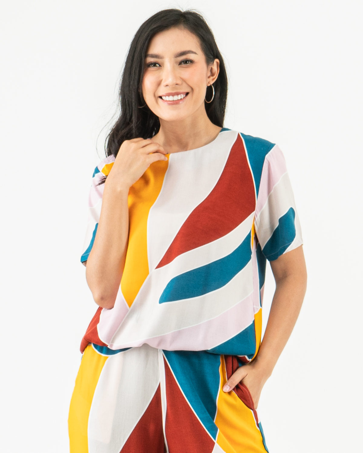 Karleen Set Cream Yellow Blue - Image 3