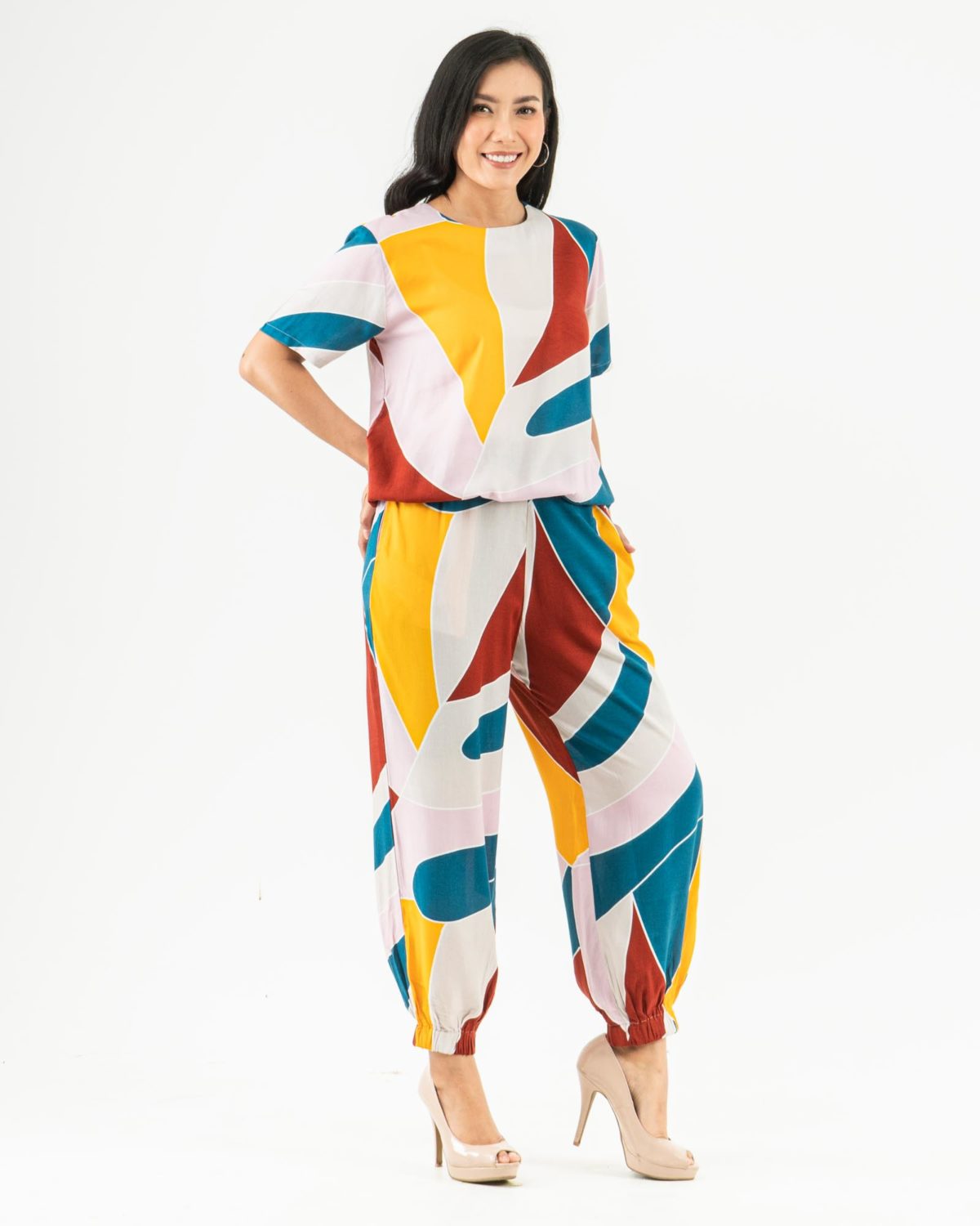 Karleen Set Cream Yellow Blue - Image 5