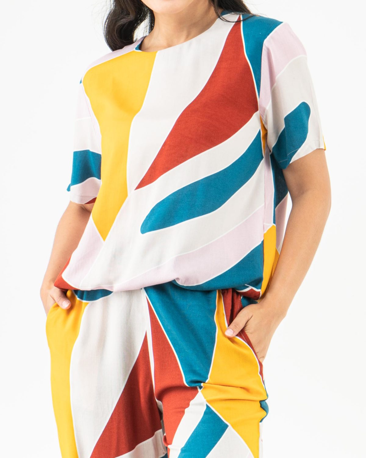 Karleen Set Cream Yellow Blue - Image 2