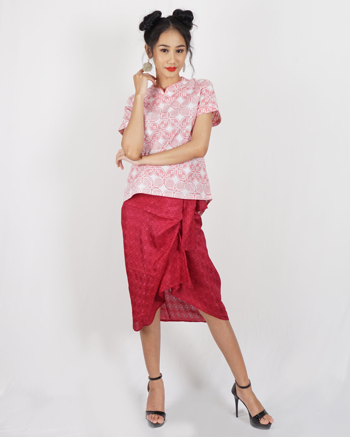 Lunar Blouse Pink - Image 4