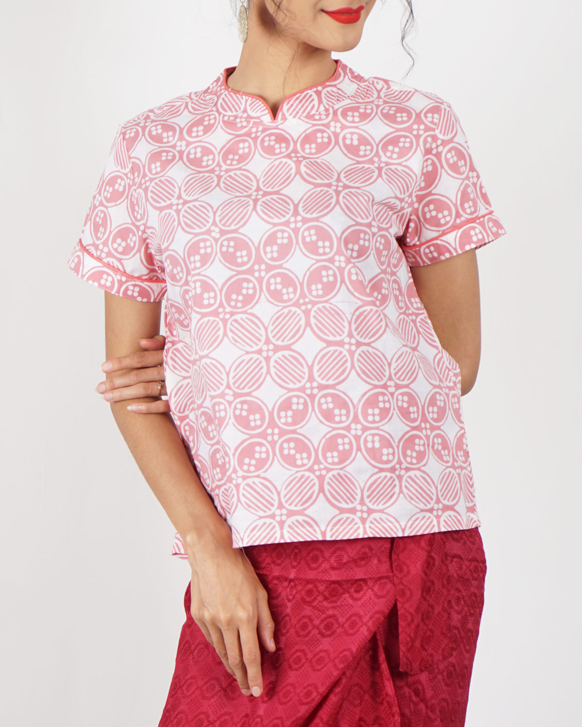 Lunar Blouse Pink - Image 2