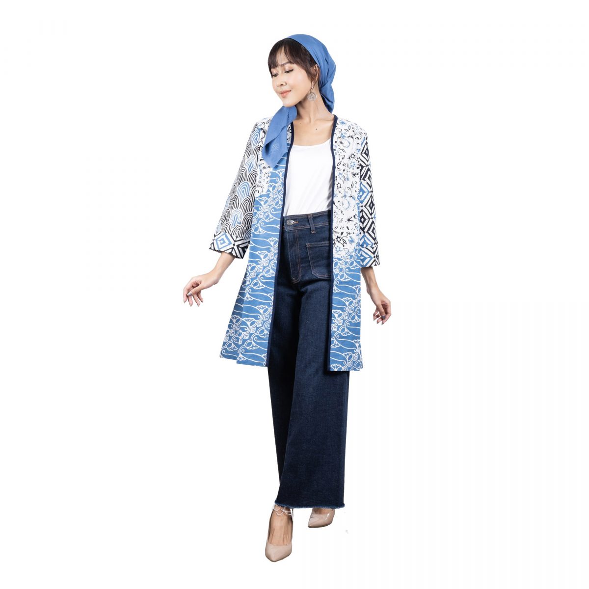 Myesha Blazer Blue - Image 3