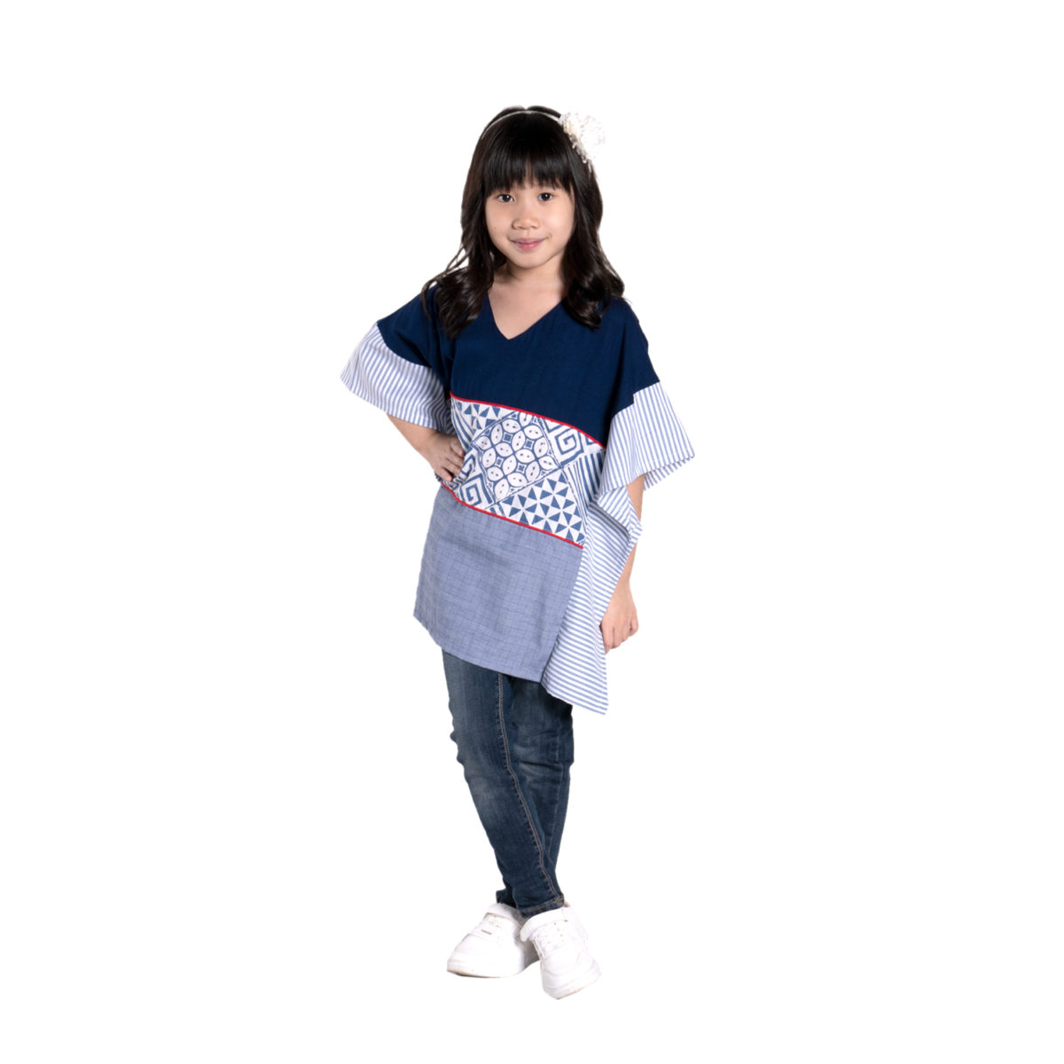 Vanessa Blouse Kids Navy - Image 4
