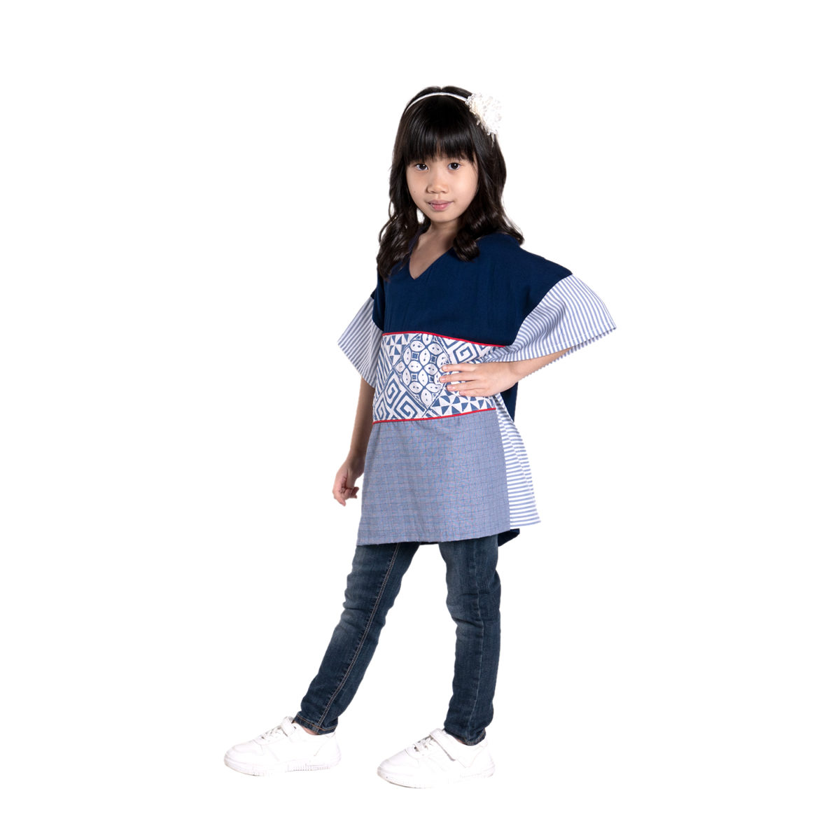 Vanessa Blouse Kids Navy - Image 5