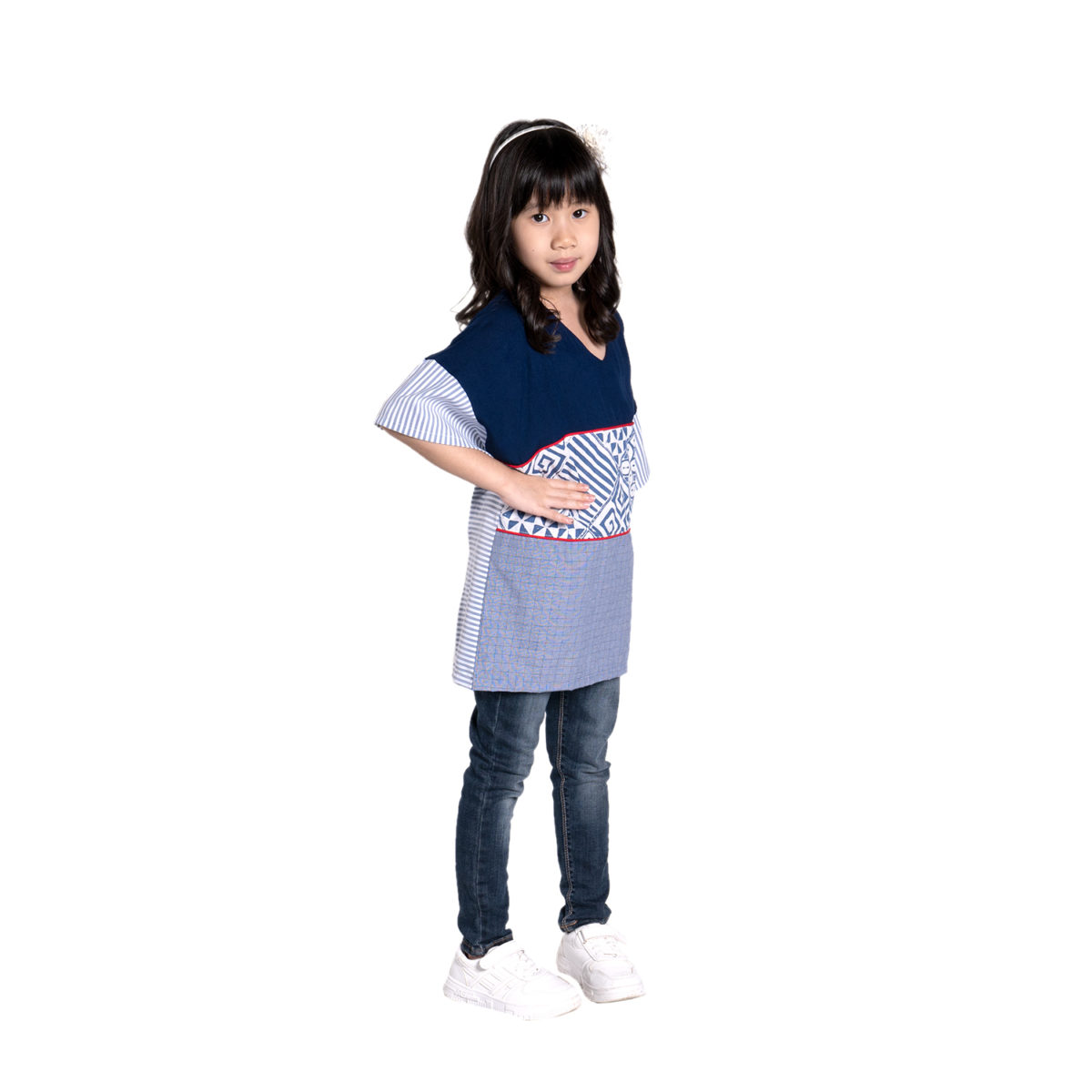Vanessa Blouse Kids Navy - Image 3