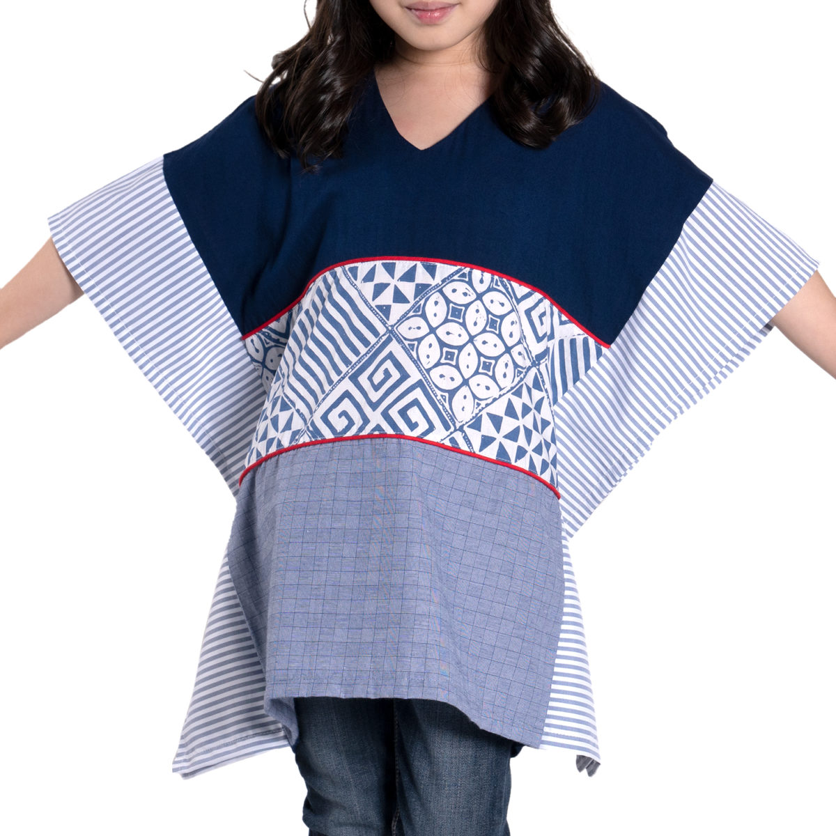 Vanessa Blouse Kids Navy - Image 2