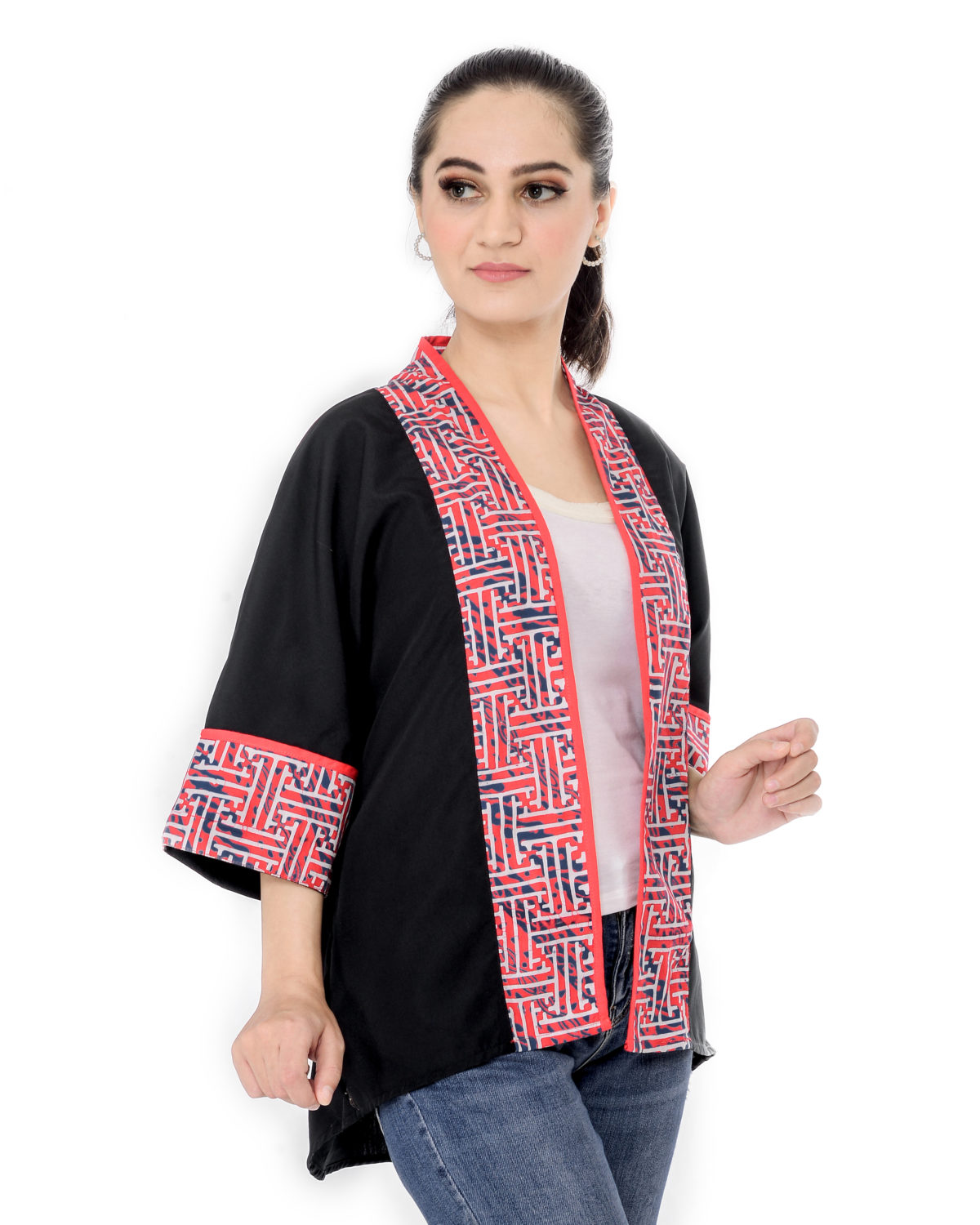 Divya Blazer Maze Red