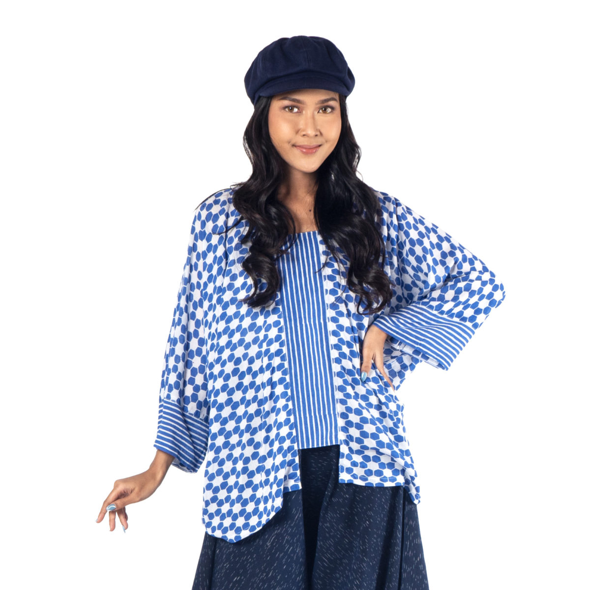 Minaka Blouse Blue