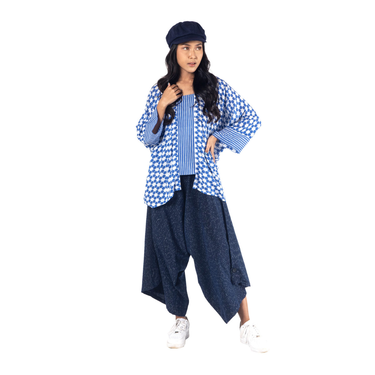 Minaka Blouse Blue - Image 5