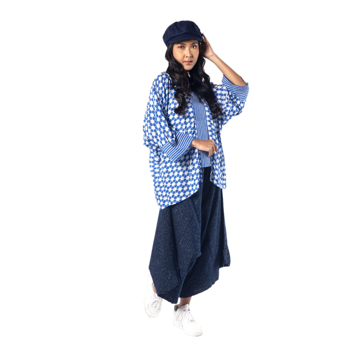 Minaka Blouse Blue - Image 3