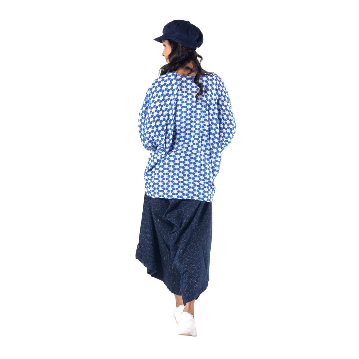 Minaka Blouse Blue - Image 6