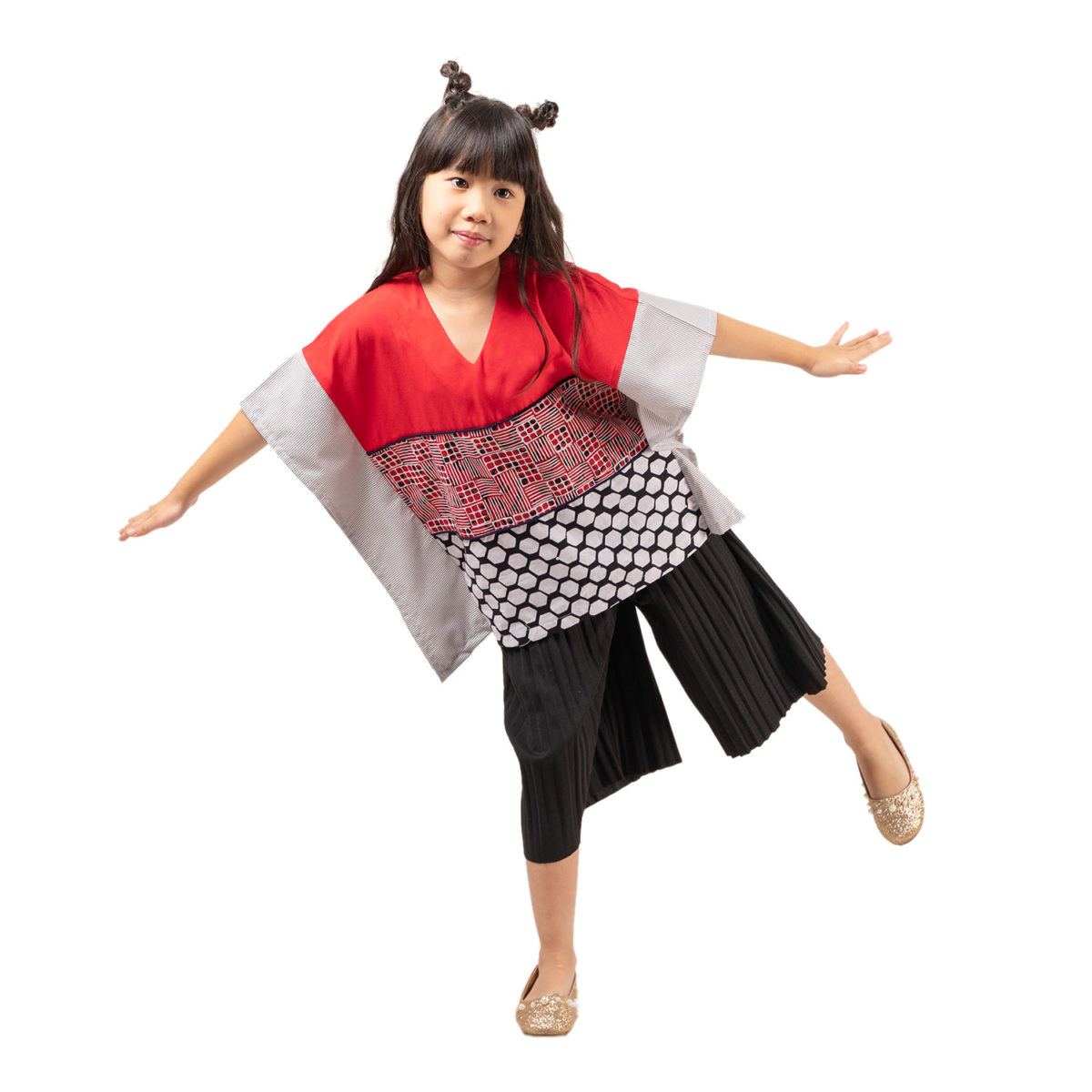 Vanessa Blouse Kids Red - Image 4