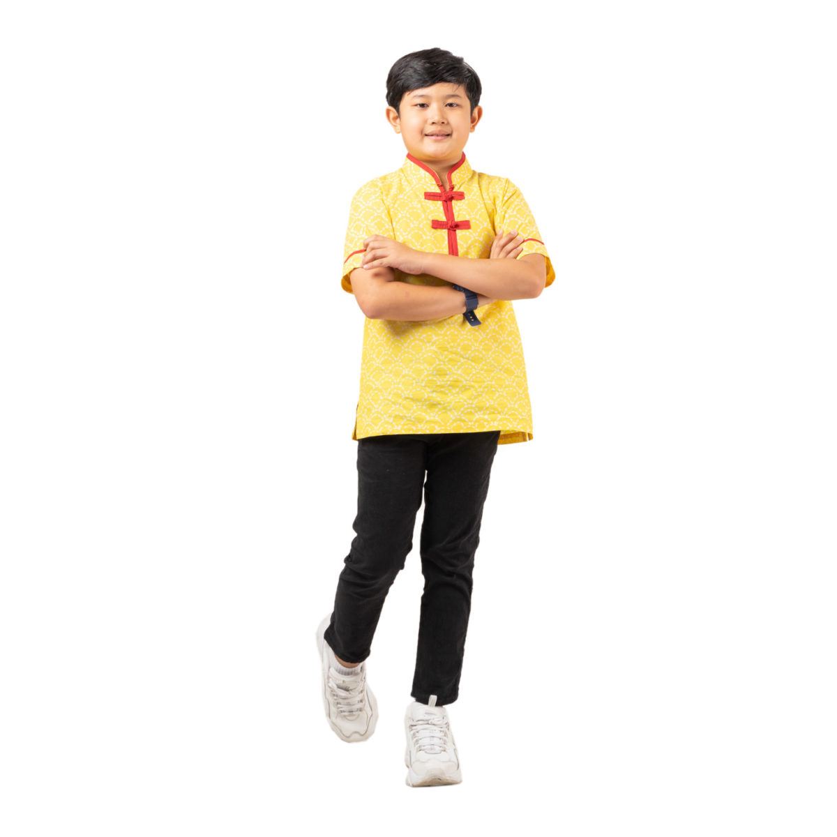 Wushu Shirt Kids Yellow - Image 5