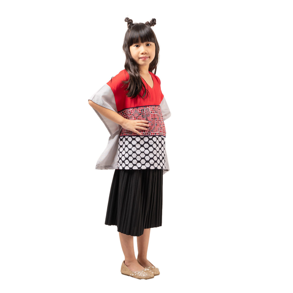Vanessa Blouse Kids Red - Image 3