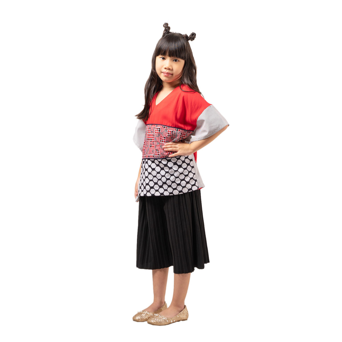 Vanessa Blouse Kids Red - Image 5