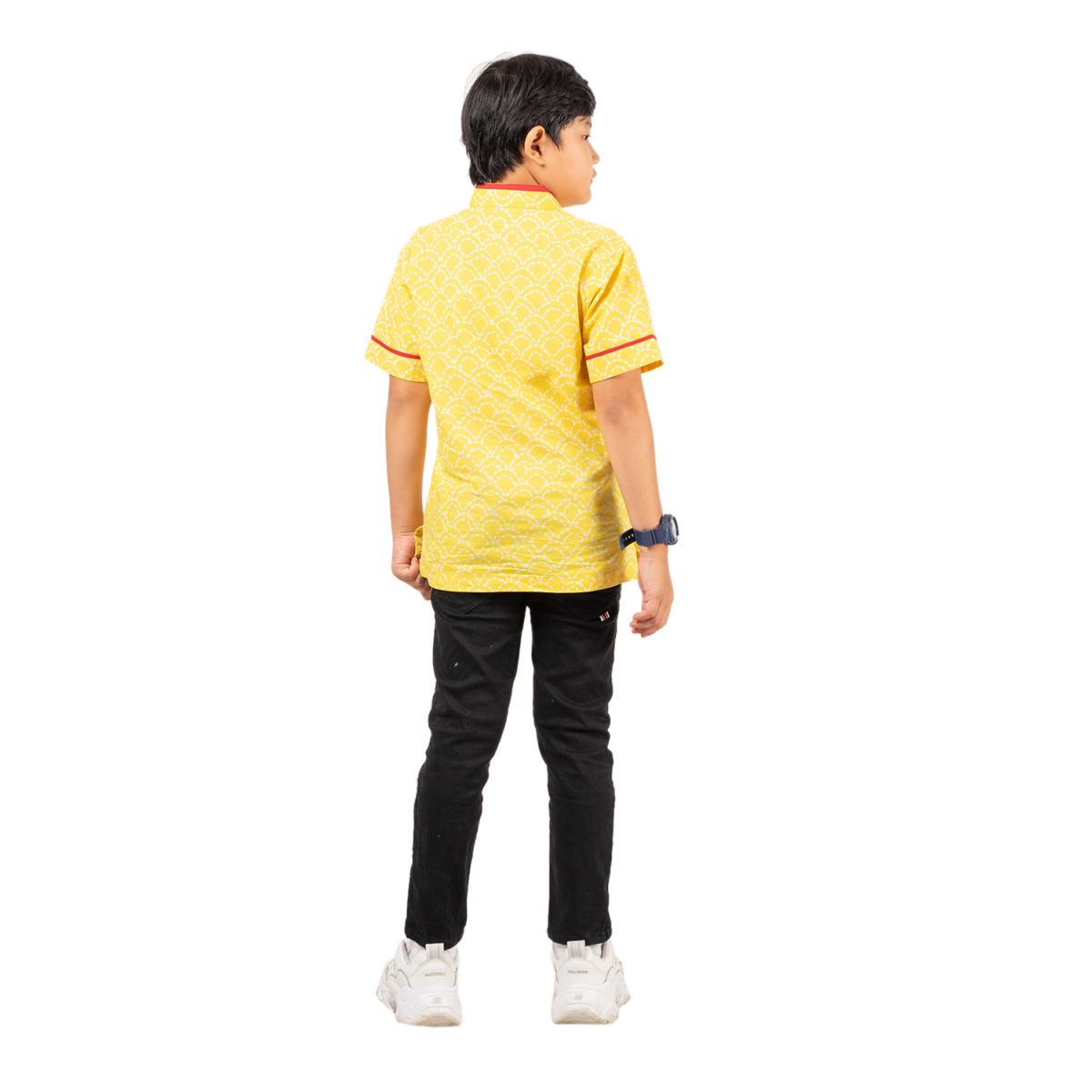 Wushu Shirt Kids Yellow - Image 6