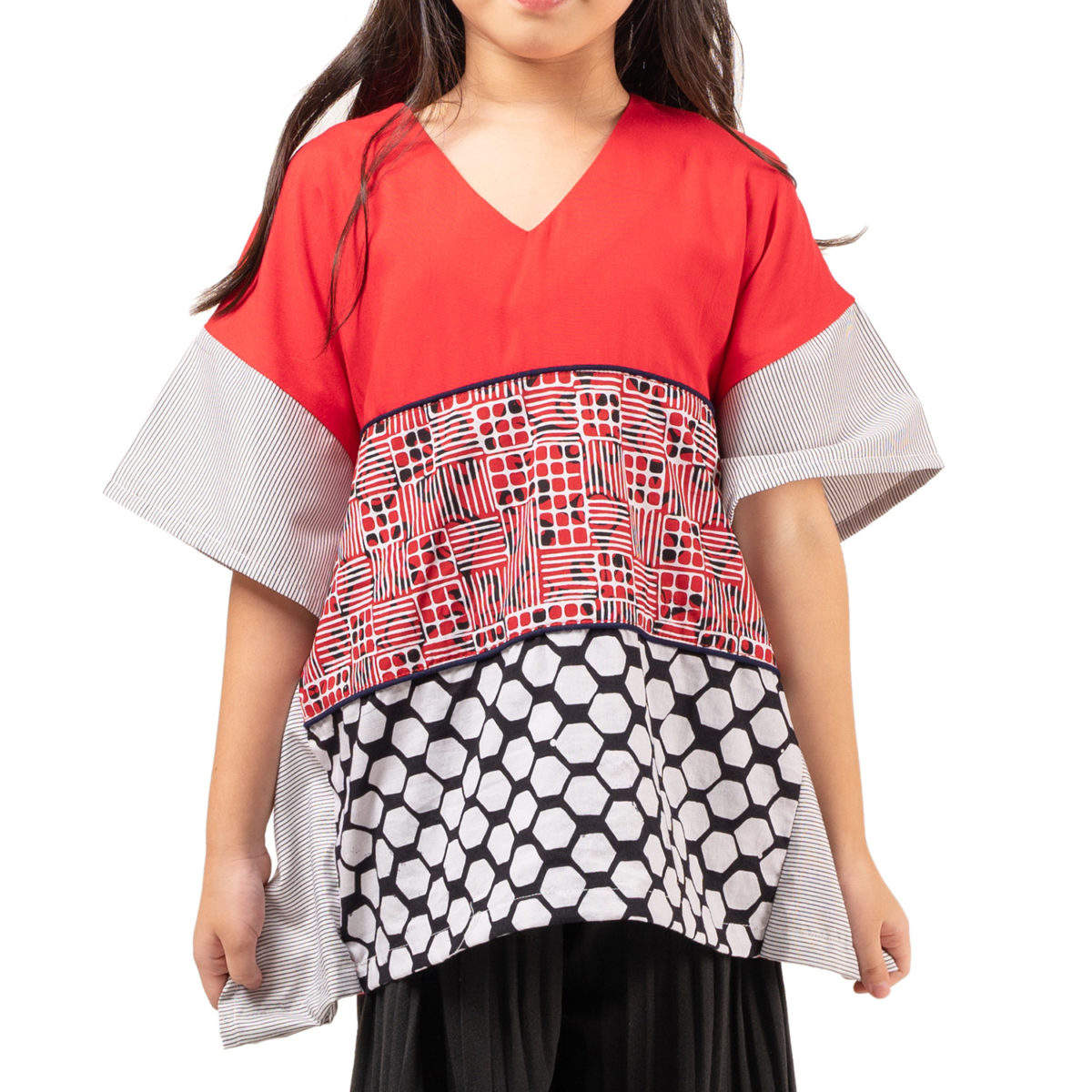 Vanessa Blouse Kids Red - Image 2