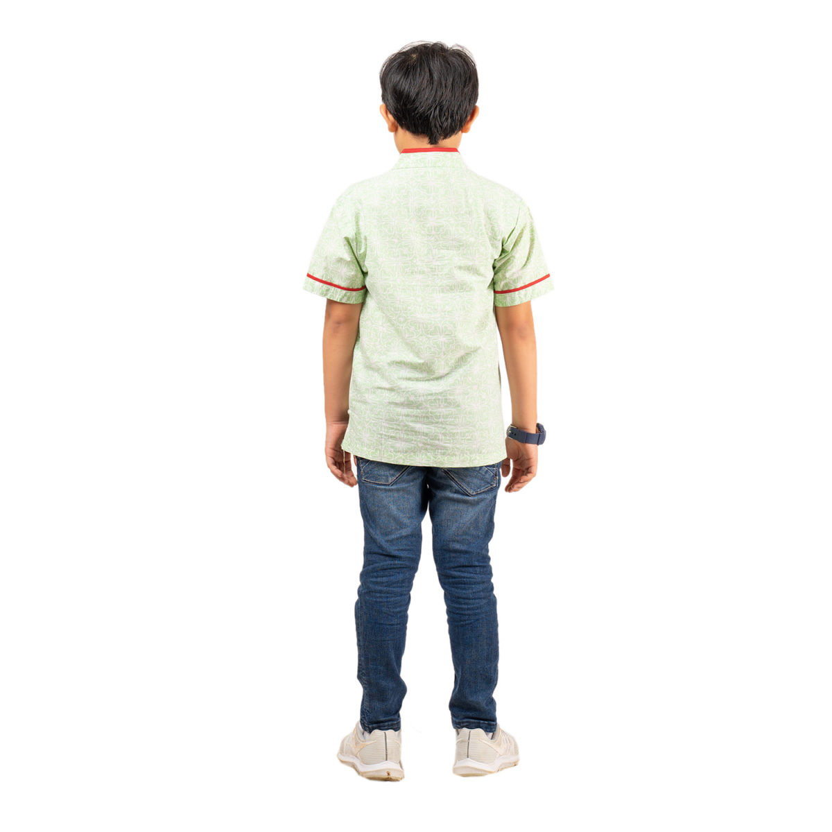 Wushu Shirt Kids Green - Image 6