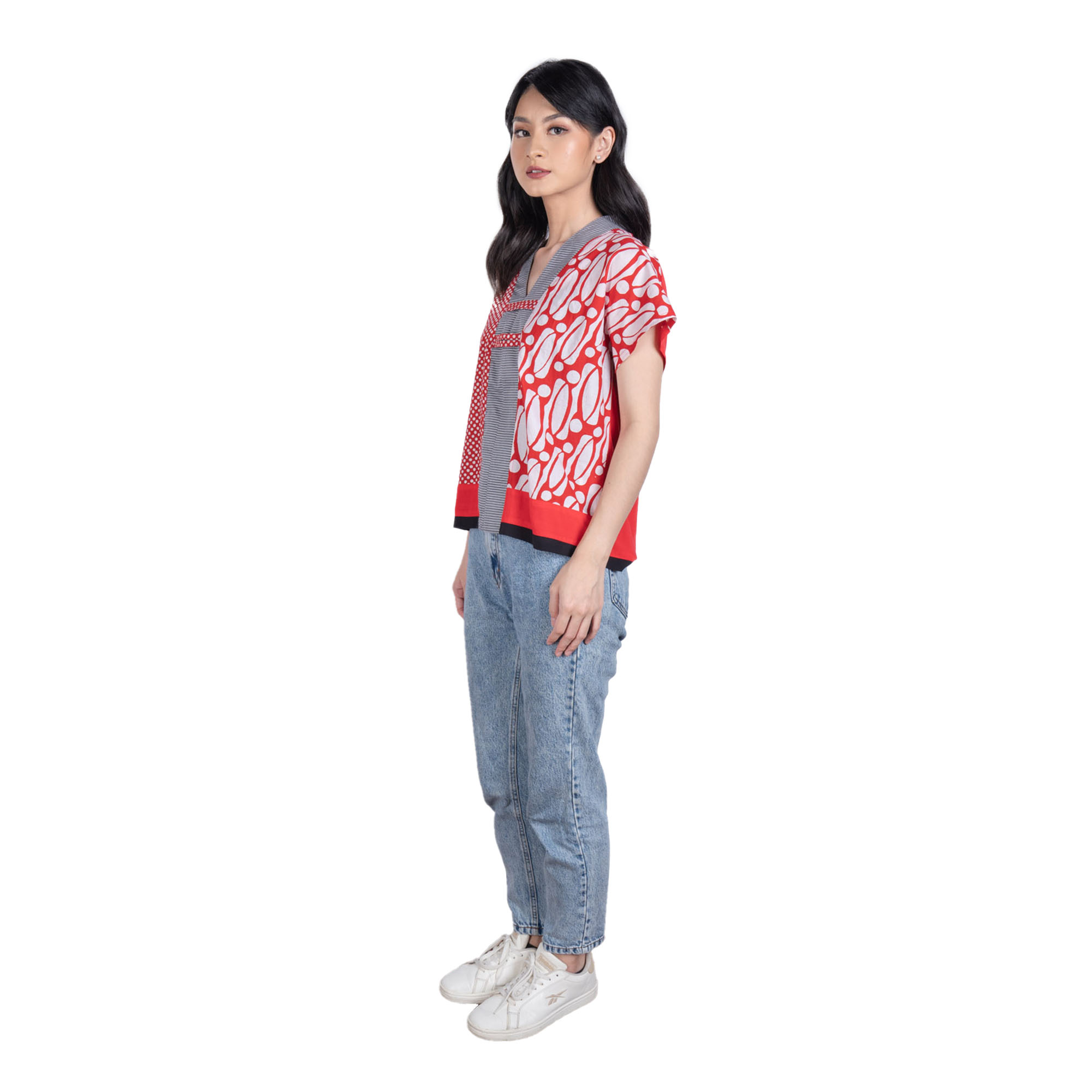 Inara Blouse Parang Red - Image 3