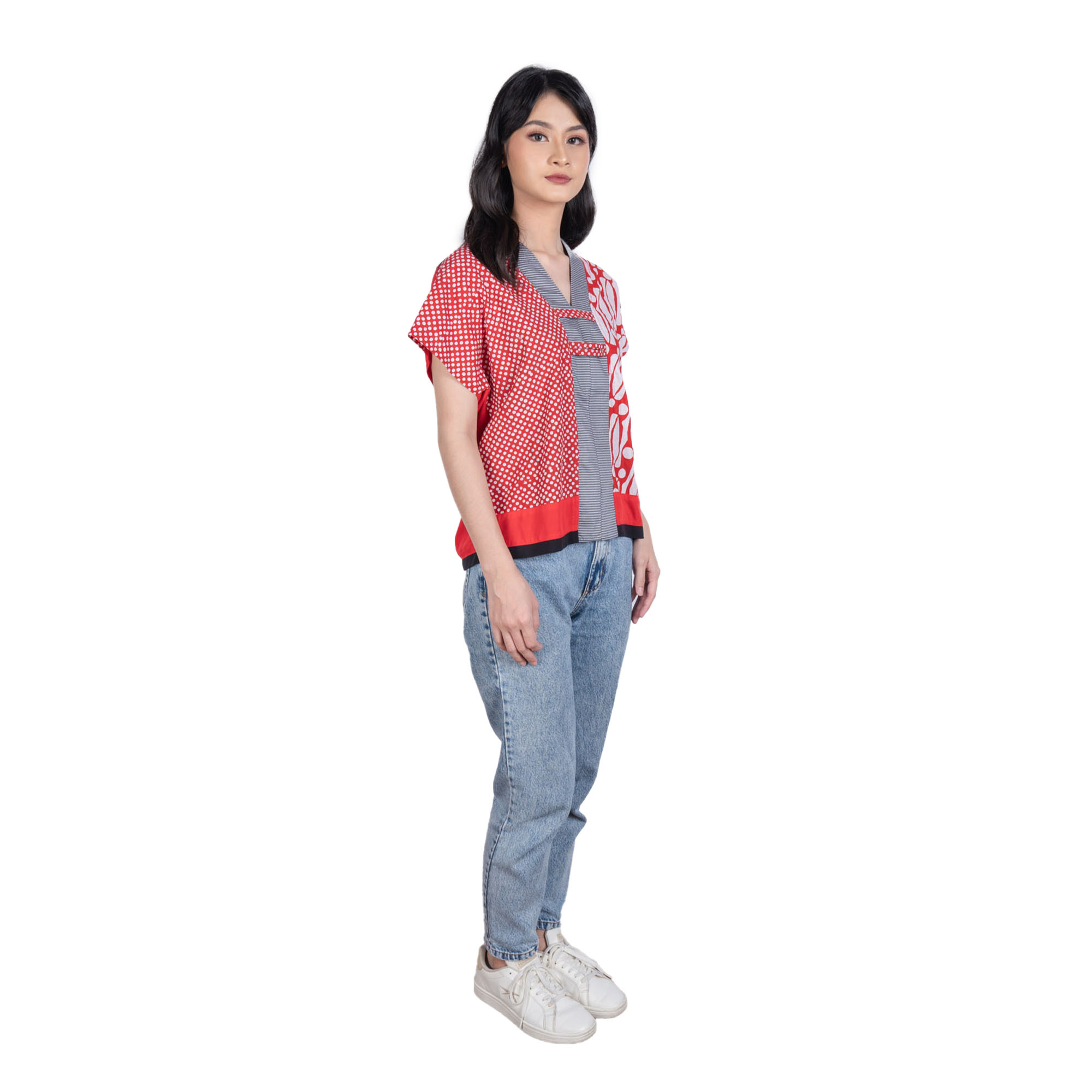 Inara Blouse Parang Red - Image 4