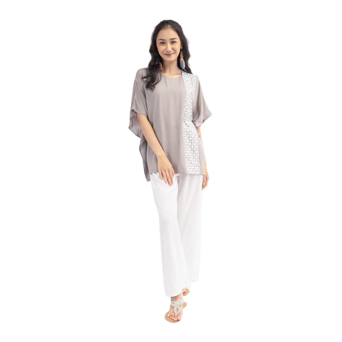 Marlin Blouse Grey - Image 4