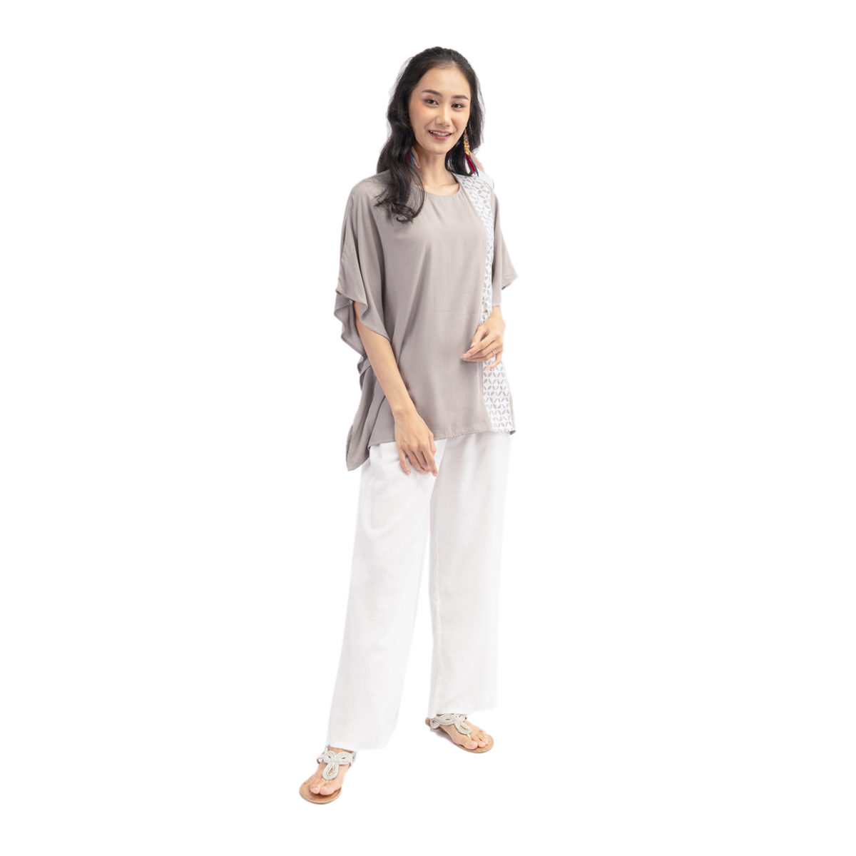 Marlin Blouse Grey - Image 3