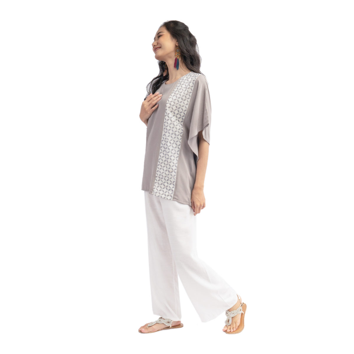 Marlin Blouse Grey - Image 5