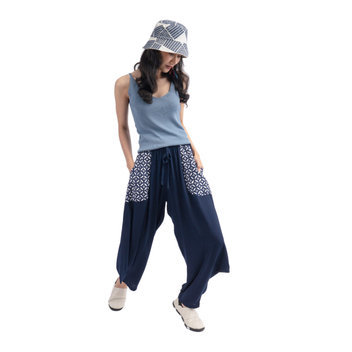Delma Pants Navy - Image 4