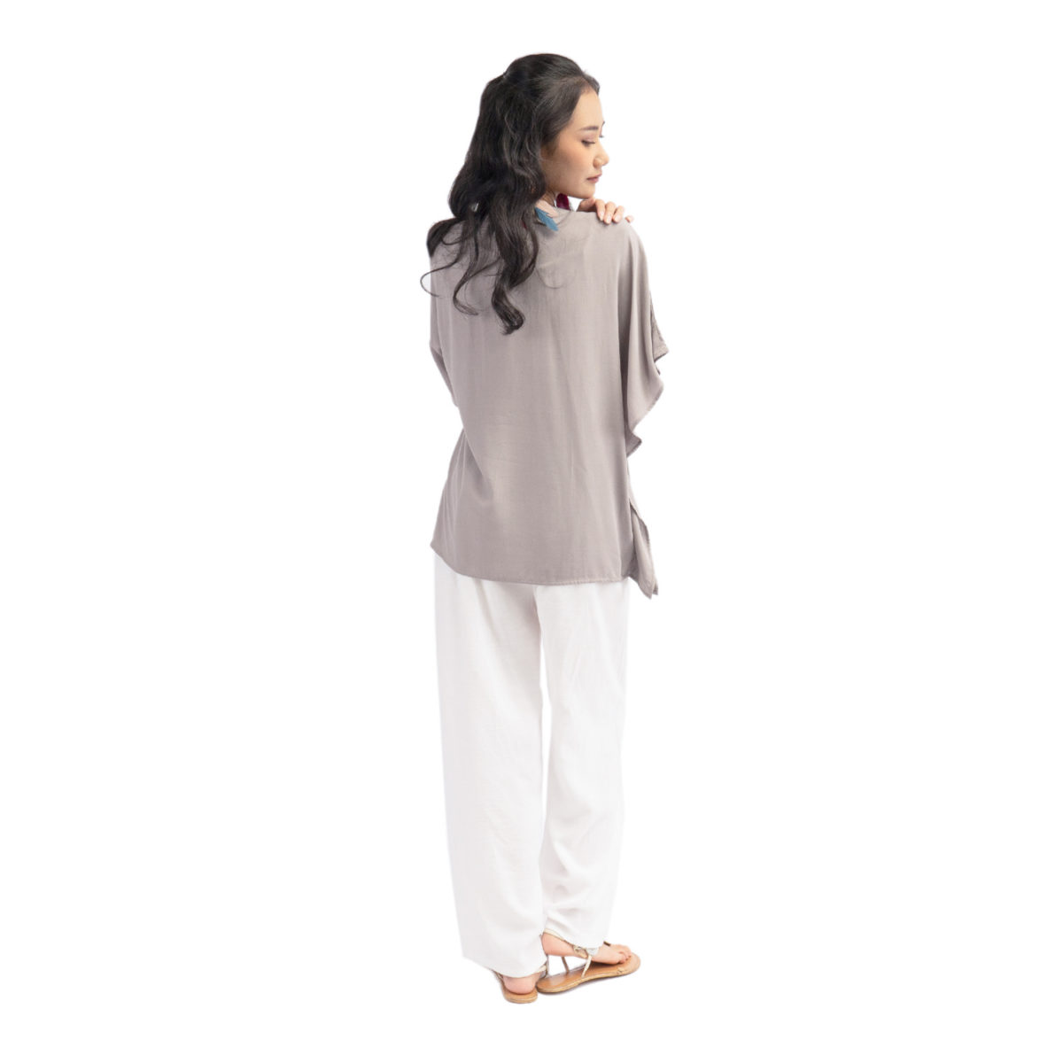 Marlin Blouse Grey - Image 6