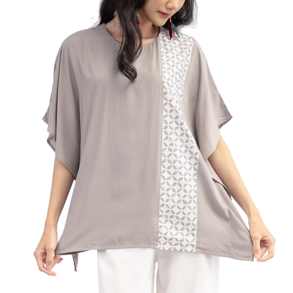Marlin Blouse Grey - Image 2