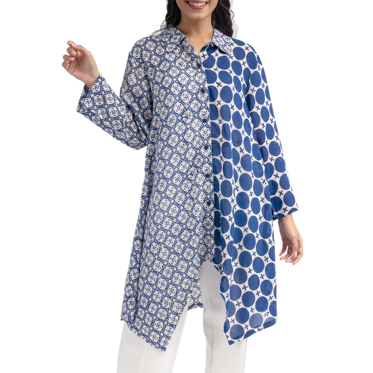 Naela Tunic Navy - Image 2