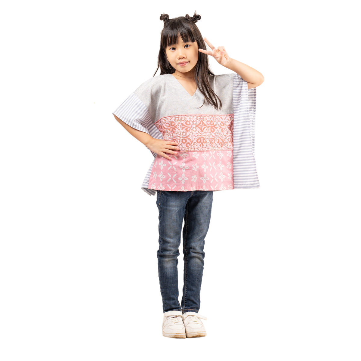 Vanessa Blouse Kids Pink - Image 4
