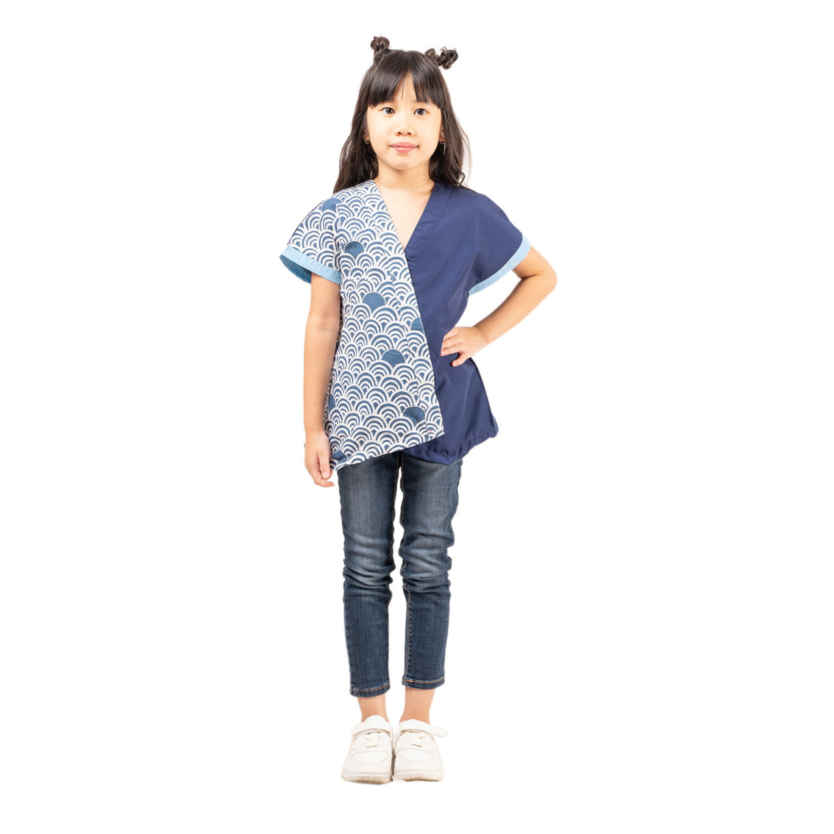 Finny Blouse Kids Blue - Image 4