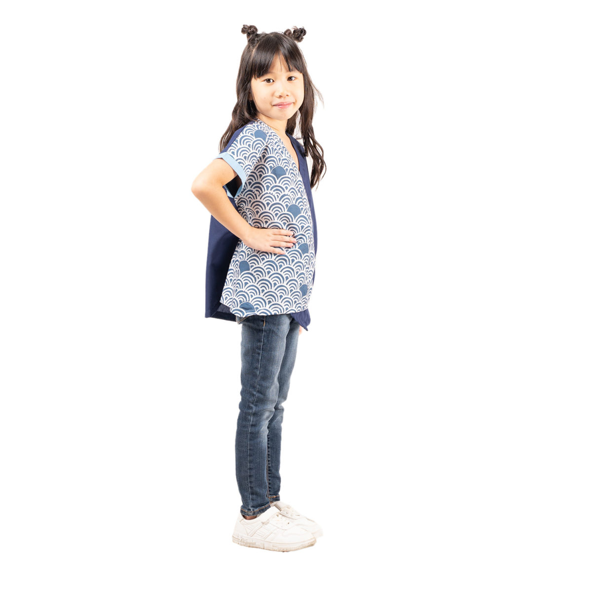 Finny Blouse Kids Blue - Image 3