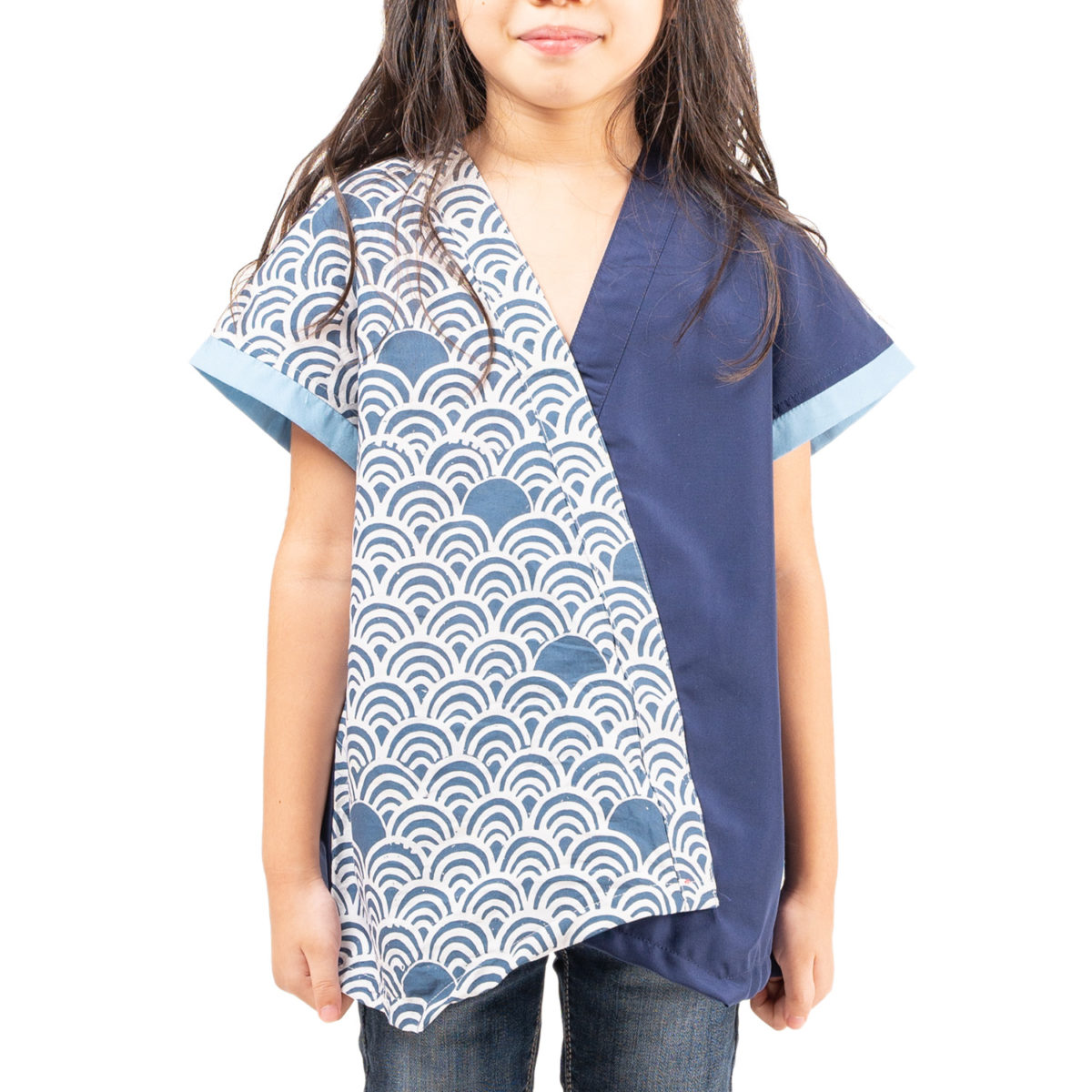 Finny Blouse Kids Blue - Image 2