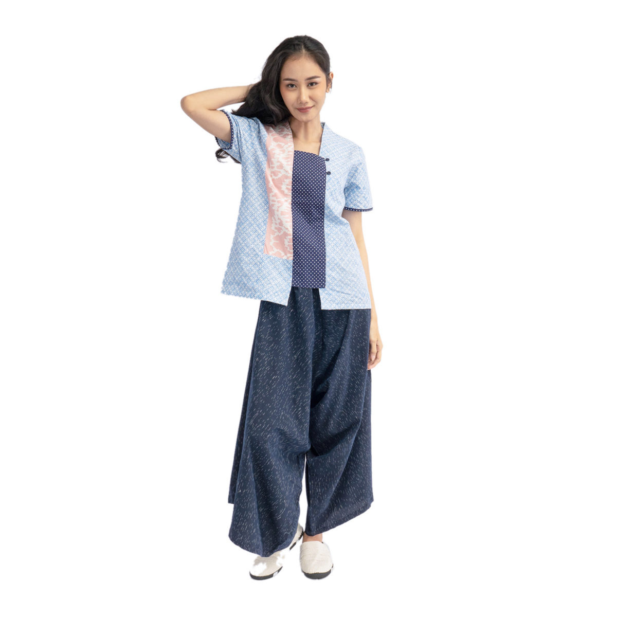 Cynthia Blouse B Blue - Image 4