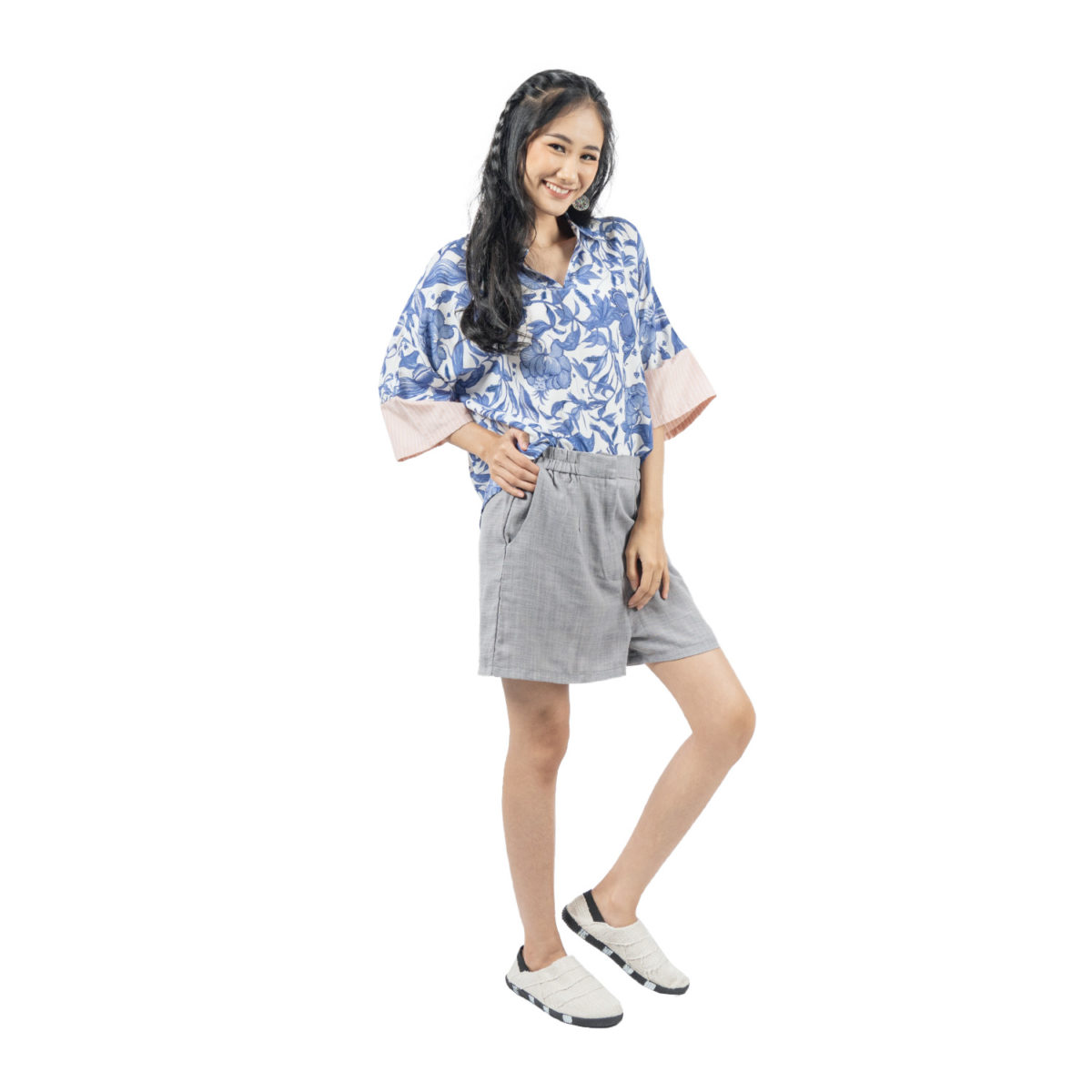 Solstice Blouse Blue - Image 3