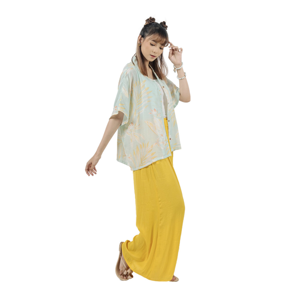 Hawai Blouse B Green - Image 3