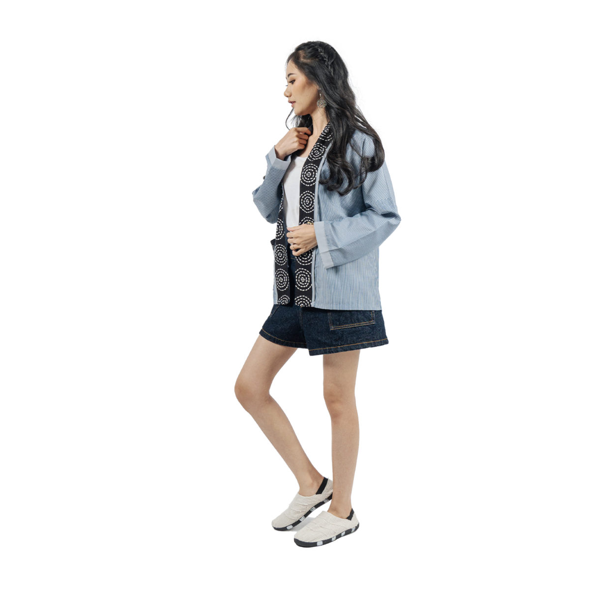 Jenira Blazer Blue Black - Image 5