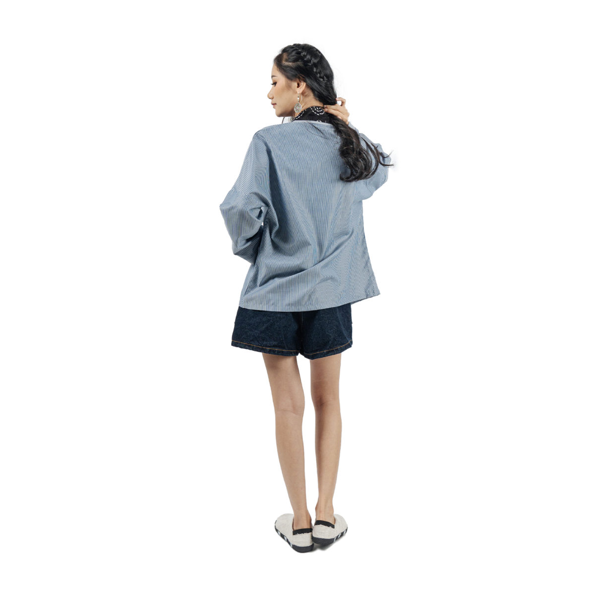 Jenira Blazer Blue Black - Image 6