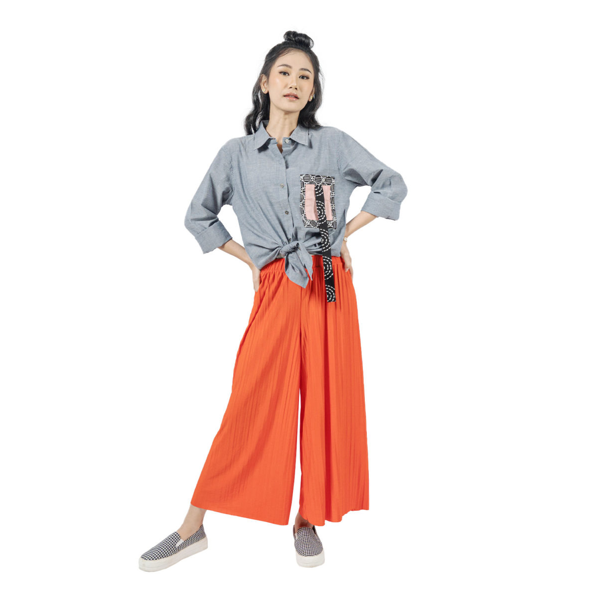 Leena Blouse Grey - Image 4
