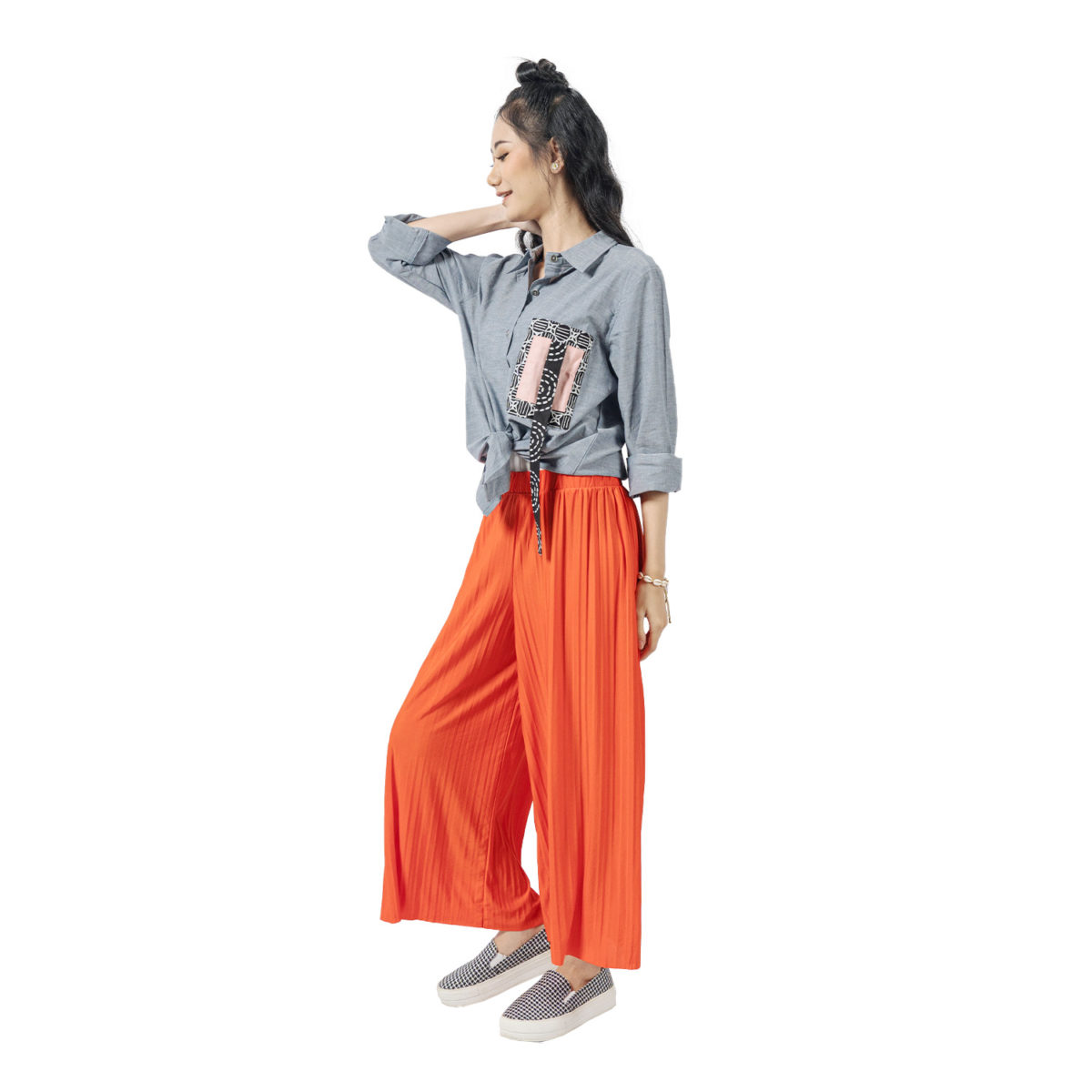 Leena Blouse Grey - Image 5