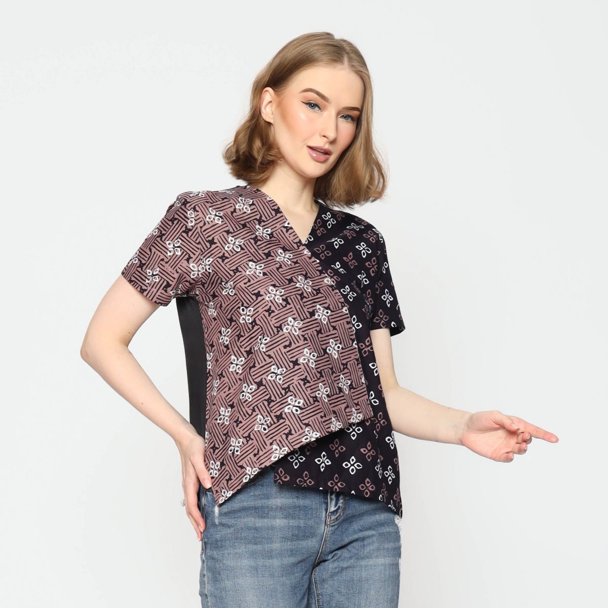 Grace Blouse Deep Purple - Image 3