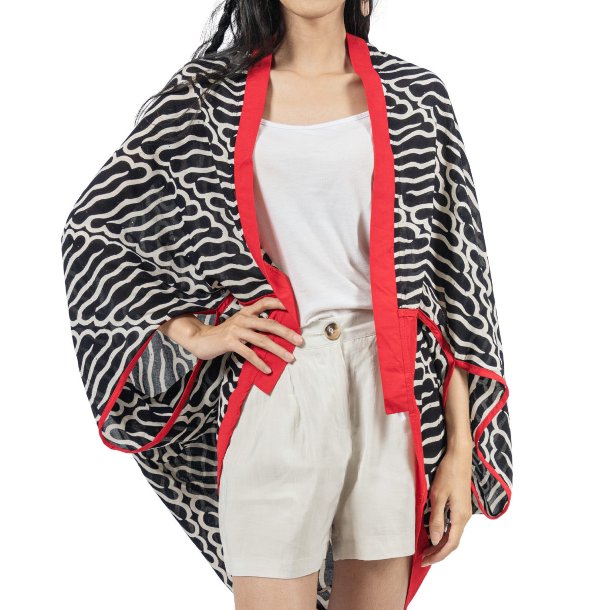 Dewata Blazer Black Red - Image 2