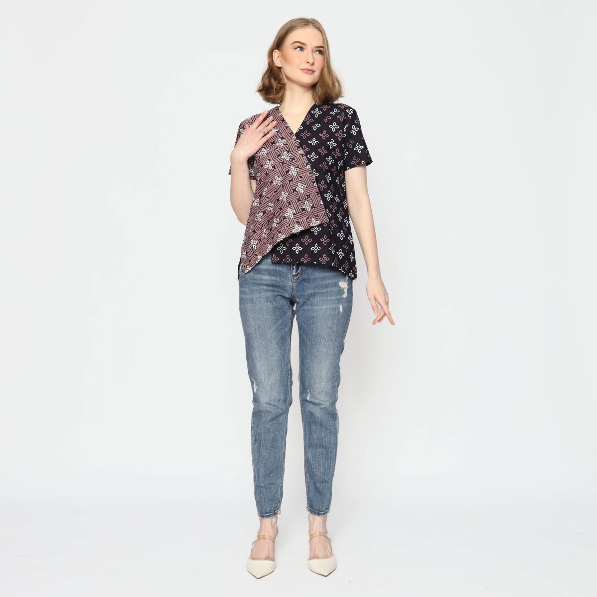 Grace Blouse Deep Purple - Image 4